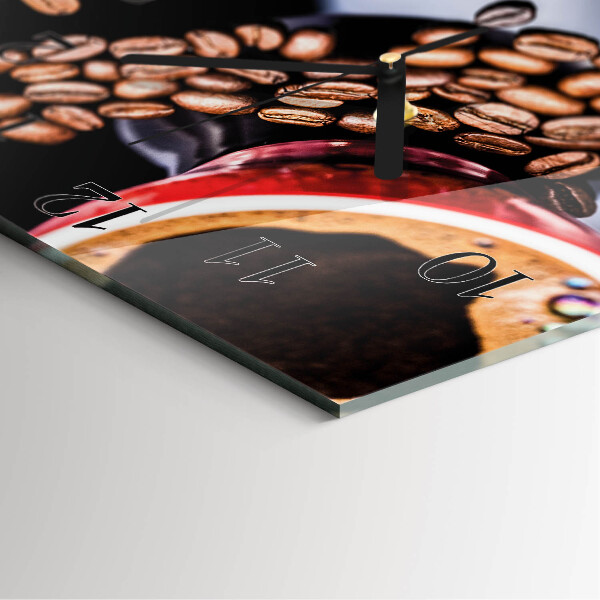 Reloj de vidrio Taza de café