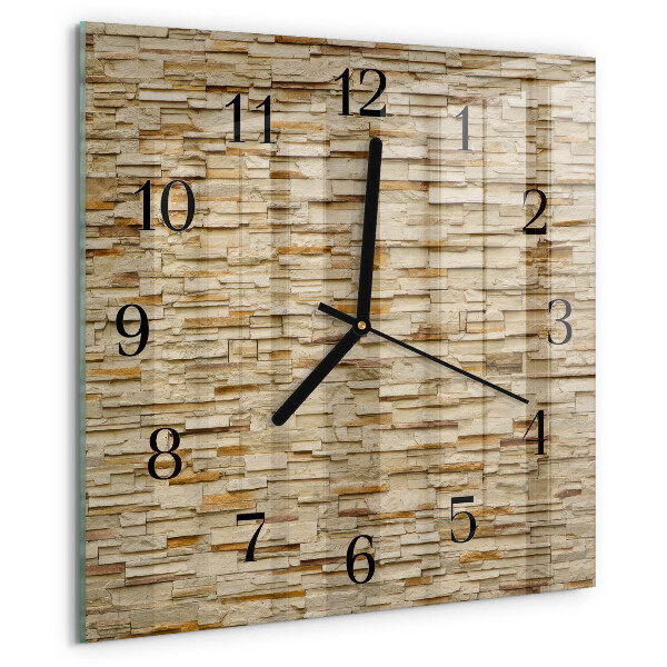 Reloj de vidrio Piedra decorativa