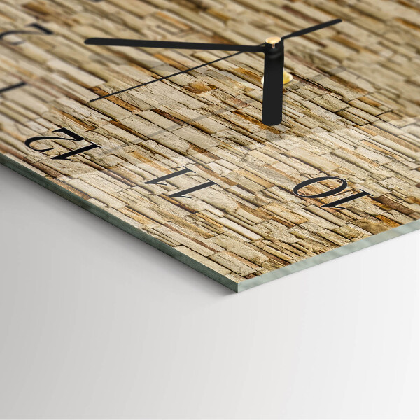 Reloj de vidrio Piedra decorativa