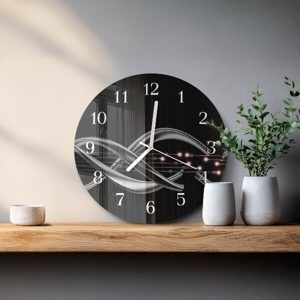 Reloj de pared redondo Abstracción
