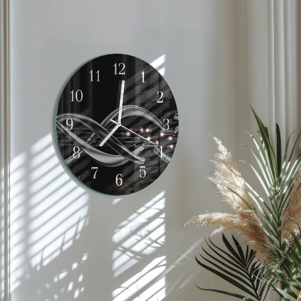 Reloj de pared redondo Abstracción