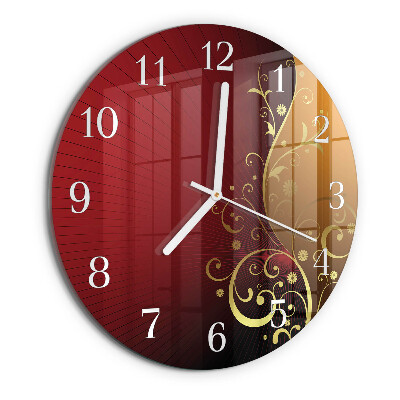 Reloj de pared redondo Abstracción
