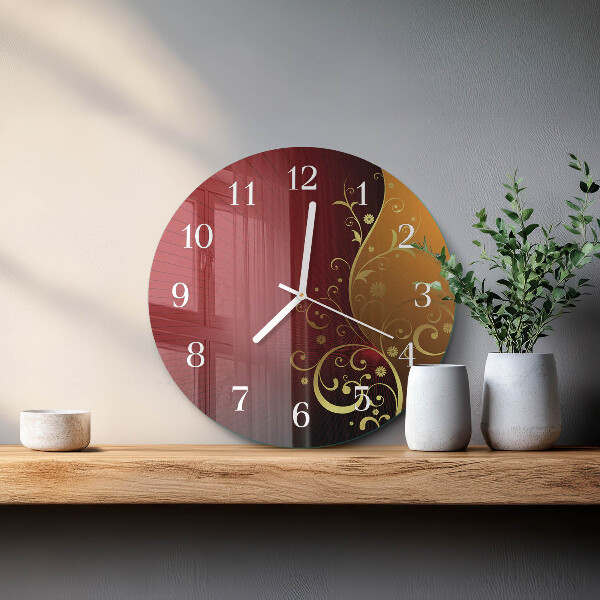 Reloj de pared redondo Abstracción