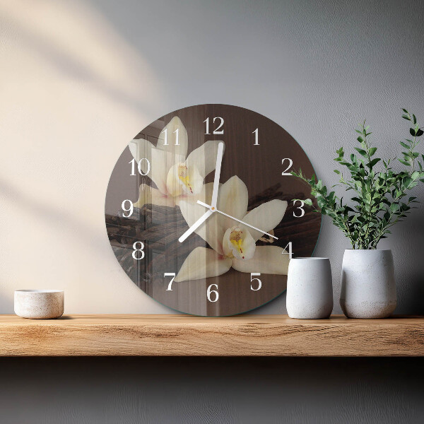 Reloj de pared redondo Vainilla