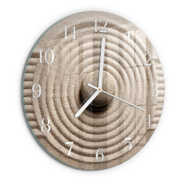 Reloj de pared redondo Piedra