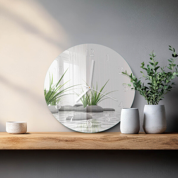 Reloj de pared redondo Piedras