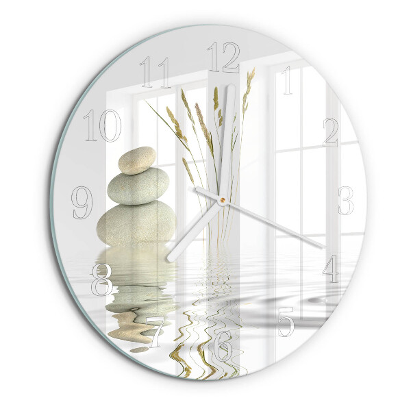 Reloj de pared redondo Piedras