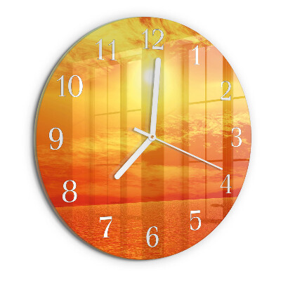 Reloj de pared redondo Soleado