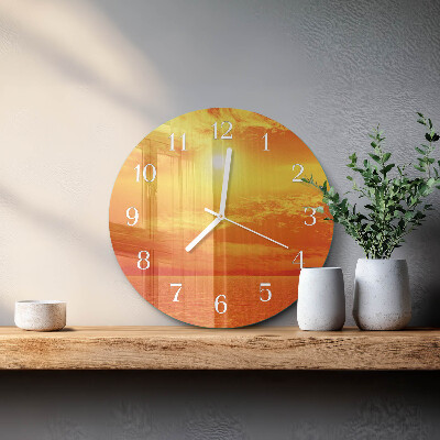Reloj de pared redondo Soleado