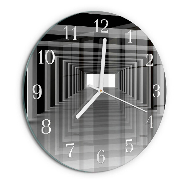 Reloj de pared redondo Túnel 3D