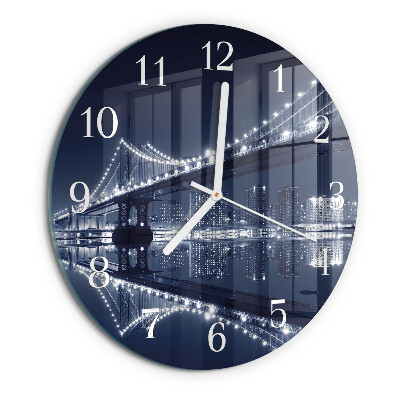 Reloj de pared redondo Puente