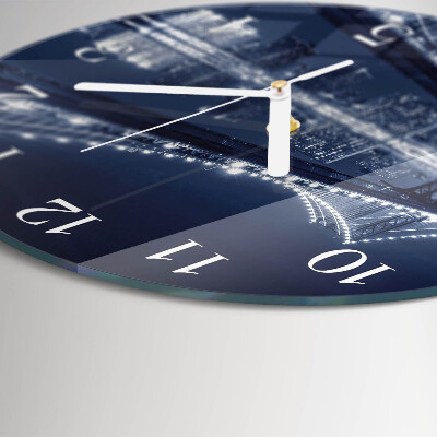Reloj de pared redondo Puente