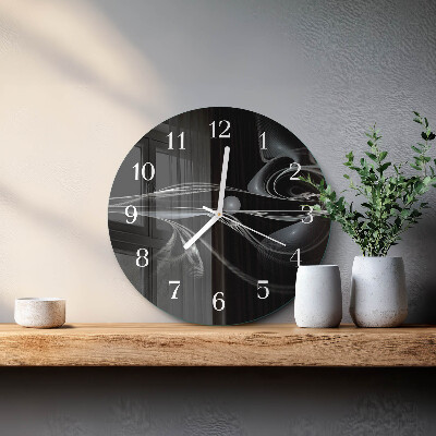 Reloj de pared redondo Abstracción