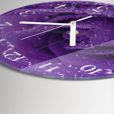 Reloj de pared redondo Rosa