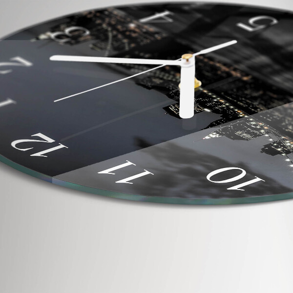 Reloj de pared redondo Puente horizontal