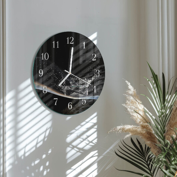 Reloj de pared redondo Agua