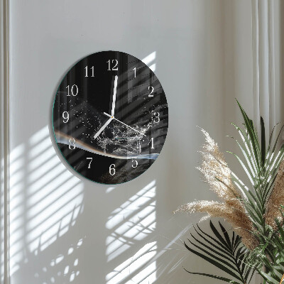 Reloj de pared redondo Agua