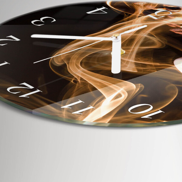 Reloj de pared redondo Taza de café
