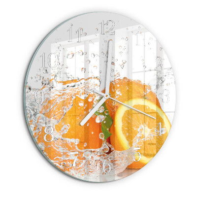 Reloj de pared redondo Naranjas