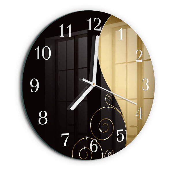 Reloj de pared redondo Arte abstracto