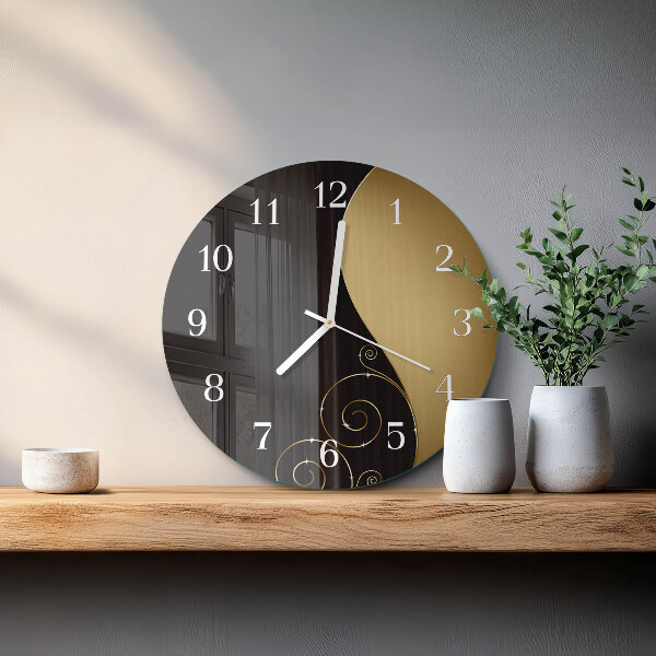 Reloj de pared redondo Arte abstracto