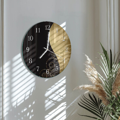 Reloj de pared redondo Arte abstracto