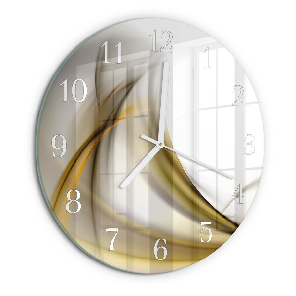 Reloj de pared redondo Líneas abstractas