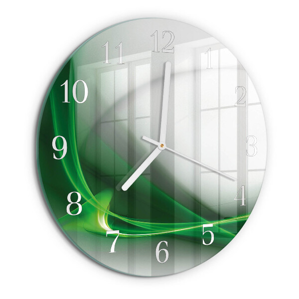 Reloj de pared redondo Líneas abstractas