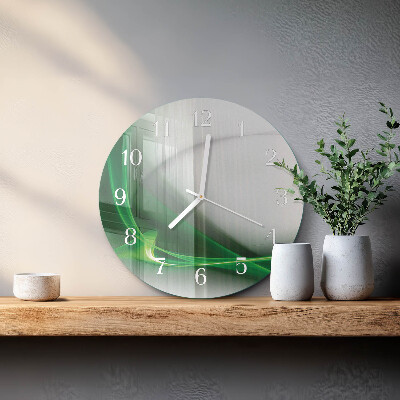 Reloj de pared redondo Líneas abstractas