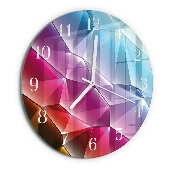 Reloj de pared redondo Patrón 3D