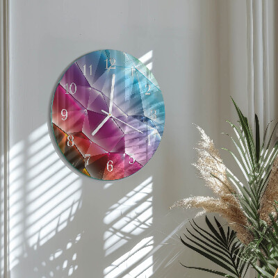 Reloj de pared redondo Patrón 3D