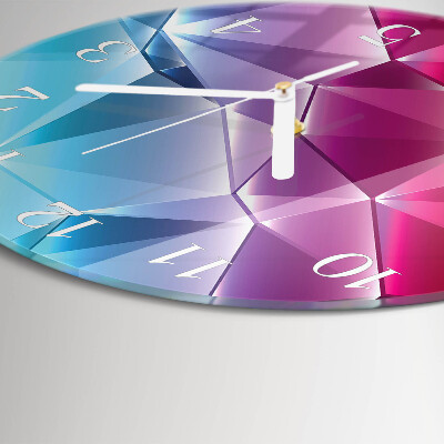 Reloj de pared redondo Patrón 3D