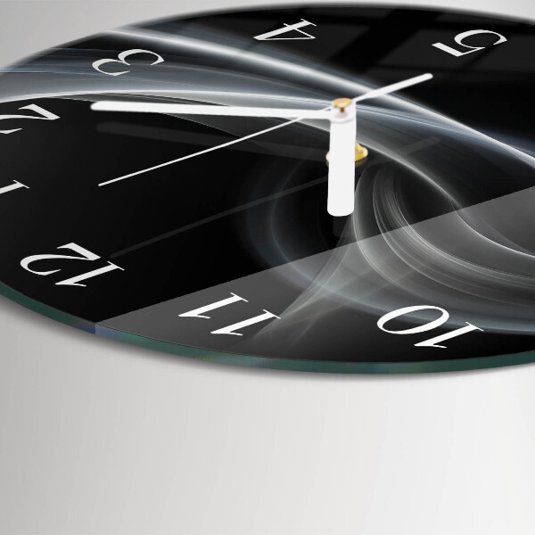 Reloj de pared redondo Líneas abstractas
