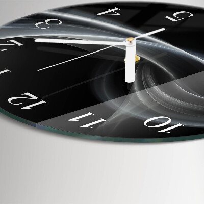 Reloj de pared redondo Líneas abstractas