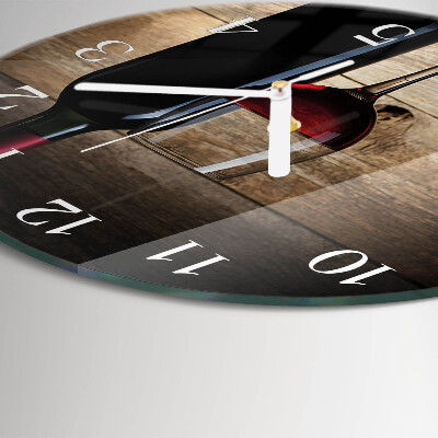 Reloj de pared redondo Vino