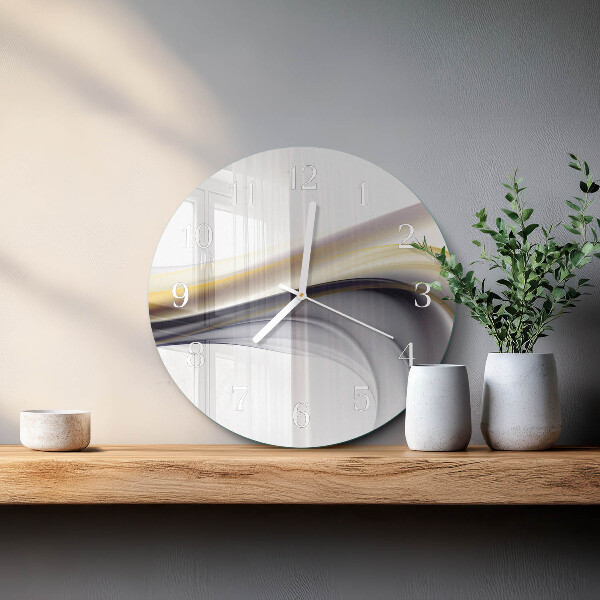 Reloj de pared redondo Abstracción