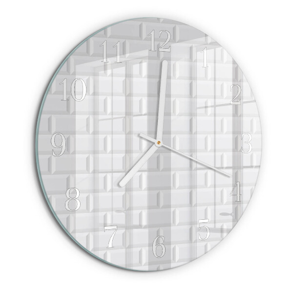 Reloj de pared redondo Ladrillo