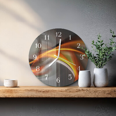 Reloj de pared redondo Abstracción