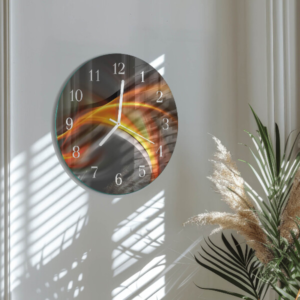 Reloj de pared redondo Abstracción