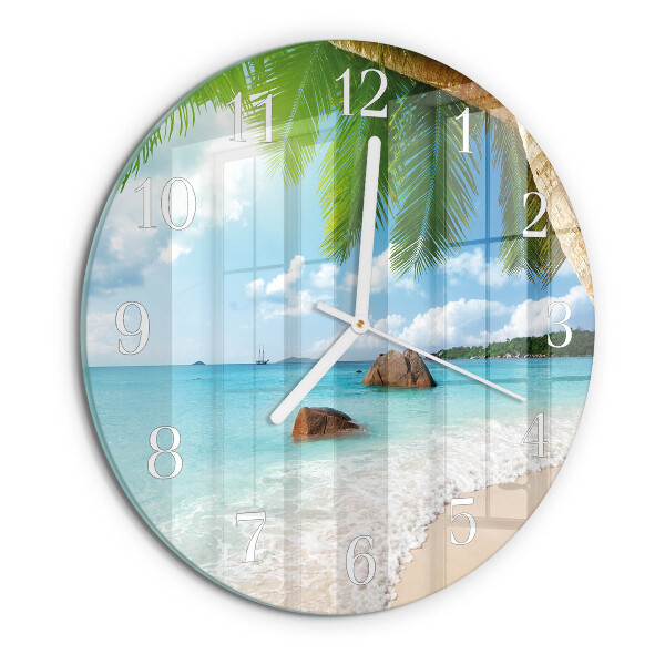 Reloj de pared redondo Isla