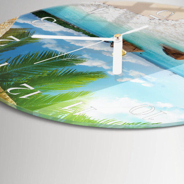 Reloj de pared redondo Isla