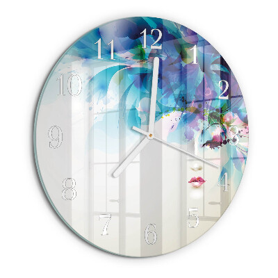 Reloj de pared redondo Abstracción