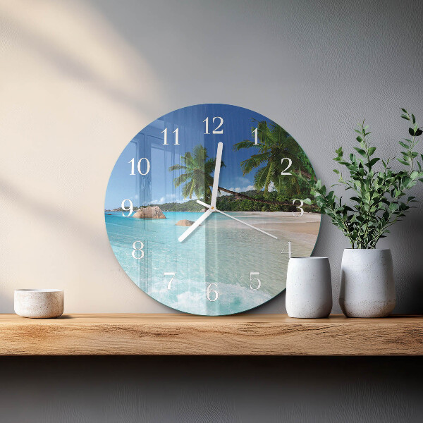 Reloj de pared redondo Playa