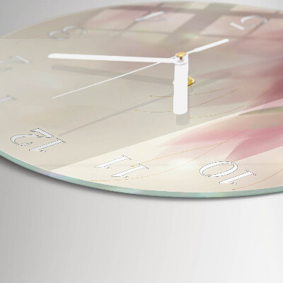 Reloj de pared redondo Flores