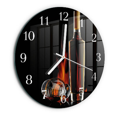 Reloj de pared redondo Alcohol