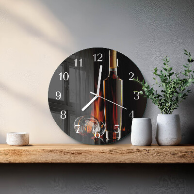 Reloj de pared redondo Alcohol