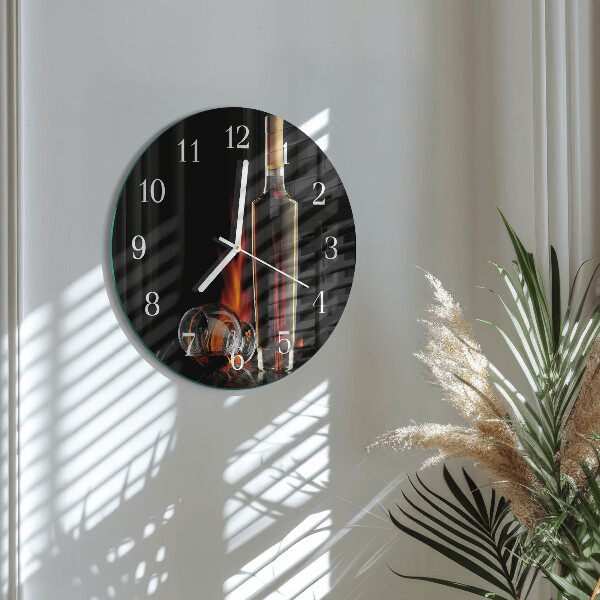 Reloj de pared redondo Alcohol