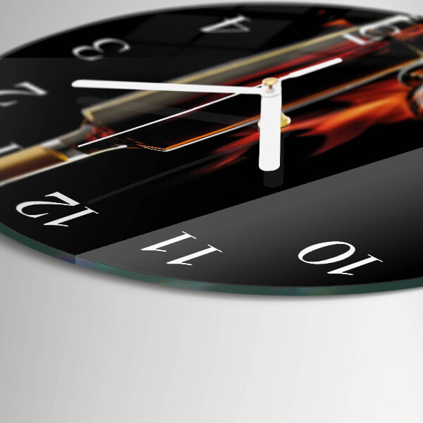 Reloj de pared redondo Alcohol