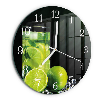 Reloj de pared redondo Carbonato de calcio