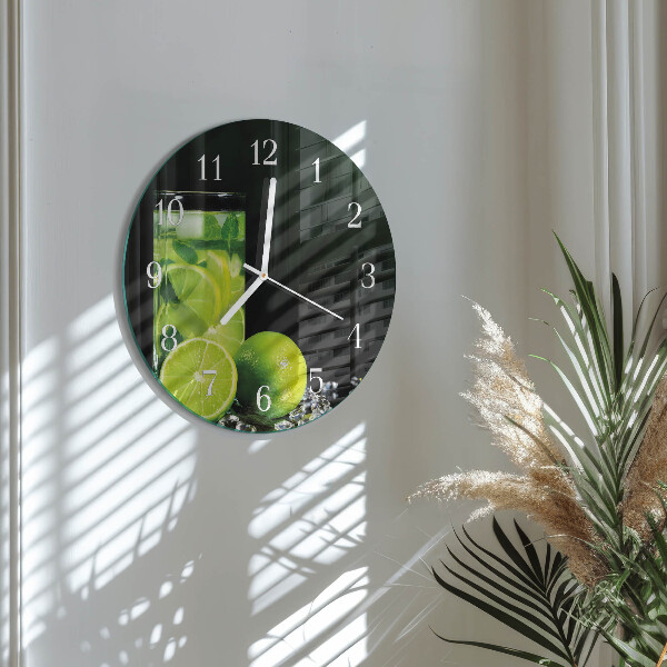 Reloj de pared redondo Carbonato de calcio